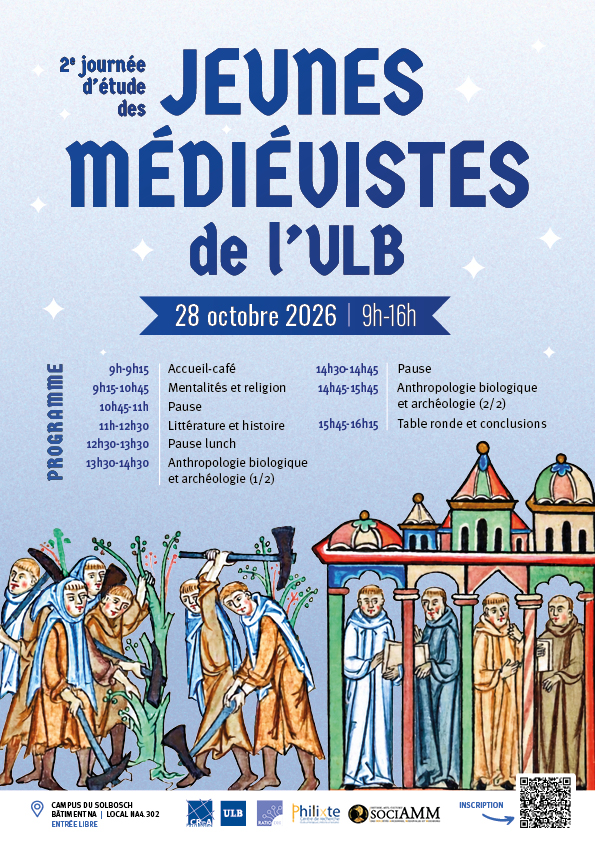 Affiche Journée des jeunes médiévistes de l'ULB