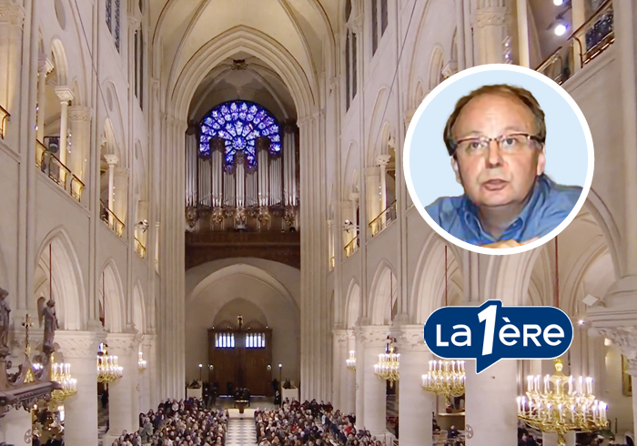 François Blary sur La Première : la reconstruction de Notre-Dame de Paris