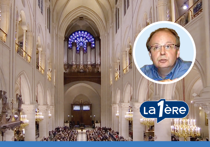 François Blary sur La Première : la reconstruction de Notre-Dame de Paris